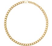 BREIL Colección BLOCK CHAIN, Collar Hombre en Acero, Ideas de Regalos para Hombre