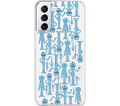 Funda original compatible con Samsung Galaxy S21 Plus - S30 Plus - Rick y Morty Mr. Meeseeks look at me