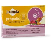JUANOLA Própolis con Hedera y Miel sabor Frutas del Bosque 24 Pastillas Blandas ✅ Entrega 24/72h