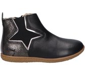 Botas de Niña KICKERS 744617-30 VERMILLON 83 NOIR ARGENT