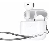Wireless Earphones Bluetooth Headphones Noise Cancell Stereo Music Earbuds Touch Control Earbud With Microphone Pro 4 lanyard