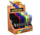 Bolígrafo Pilot Super Grip Retráctil - Tinta Aceite - Expositor 60 Unidades