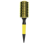 6 Sizes Aluminum Tube Bristle Nylon Needle Hair Curling Comb Cross-Border Round Point Tail Roller Styling Comb Hairdresser Tools