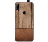Tumundosmartphone Funda Gel Tpu para Huawei P Smart Z diseño Madera 09 Dibujos
