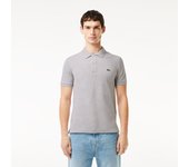 Polo Gris Lacoste L.12.12 Slim Fit en Petit Piqué