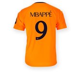 Real Madrid - Conjunto Camiseta y Pantalón Segunda Equipación Temporada 24/25, MBAPPE, Niños, Replica con Licencia Oficial