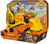 Rubble & Crew, Juguete de camión de construcción Bark Yard Deluxe Bulldozer con Luces, Sonidos y Figura de acción de Rubble, Juguetes para niños y niñas a Partir de 3 años (Spin Master 6068074)