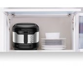Tefal FF215D Uno M Freidora, Acero Inoxidable, Edelstahl/Schwarz