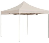 vidaXL Carpa plegable profesional de aluminio color crema 2x2 m