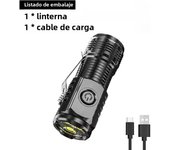 Super Bright MINI LED Flashlight USB Torch Rechargeable Zoom Fishing Lantern Powerful 3 Lighting Mode Outdoors Camping Lamp