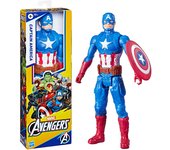 Figura Capitan America Deluxe Titan Hero Vengadores Avengers Marvel 30cmFigura  Coleccionable - Idea de Regalo- Mercancia Oficial - Juguetes para Niños y Adultos - Movies Fans - Muñeco para Coleccionistas y Exposición
