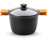 Olla Alta BRA EFFICIENT 28 cm con tapa