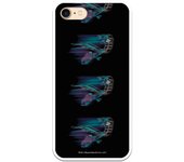 Funda original compatible con iPhone 7 o IPhone 8 o SE 2020 con un diseño de Correcaminos Fondo Negro
