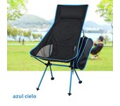 Lightweight Compact Folding Camping Backpack Chairs, Portable Foldable Chair for Outdoor, Beach, Fishing, Hiking, Picnic, Travel