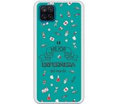 Funda compatible con Samsung Galaxy A12 4G/ 5G - M12 4G - La mejor enfermera del mundo