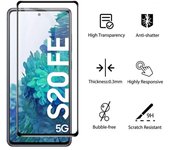 Samsung Galaxy S20 FE - Protector de Pantalla Vidrio 3D - Protección Duradera