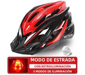VICTGOAL Bicycle Helmet Men's Ultralight Taillight LED MTB Road Bike Helmet Cycling Motorcycle Electric Scooter Safty Helmets