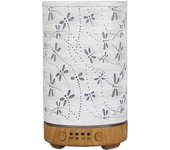 Aroma Diffuser Iron Art Hollow Dragonfly Humidifier 2023 Smart Electronic Home Appliances Room Decor with LED Lights Mist Maker