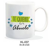 ROYMART TAZA CERAMICA 237ML MENSAJE TE QUIERO ABUELO TAZAS
