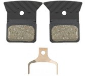 SHIMANO | Pastillas De Freno Refrigeradas Compuesto De Resina L05A - Pastillas de Disco SHIMANO, Modelo L05A-RF Resina. Incluye muelle 1 Pcs Modelos compatibles:  BR-M8110, BR-M7110, BR-R9270,