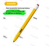 Pen Case for Samsung Galaxy Tab S Pen for Samsung Tab S6 Lite S7 S8 S7 Plus S7 FE S8 Plus Liquid Silicone Stylus Pencil Cover