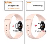 Replacement Watch Strap For Xiaomi Redmi Watch 3 Watchbands Strap For Redmi Watch 3 Active with Screen Protector Correa Bracelet