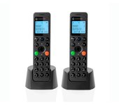MOTOROLA DOT202 teléfono DECT DUO Negro