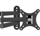 TV Wall Mount Adjustable Flat Panel Frame TV Wall Mount Bracket Support 15 Degrees Tilt for 14-27in LCD LED Monitor