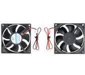 5pcs DC8025 5V 12V 24V 2-Pin 80x80x25mm PC Computer CPU System Heatsink Brushless Cooling Fan 8025