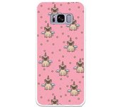 Funda compatible con Samsung Galaxy S8 - Be Unique Funda Gel perrocornio