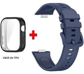 TPU Case+Silicone Strap for Huawei Watch Fit 3 Strap Replacement Band for Huawei Watch Fit3Watch Band With Case Screen Protector