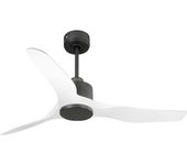 Ventilador de techo Reversible Termostato Wifi Motor DC Techos Inclinados Mando a Distancia Adaptador 2/3 Aspas Hypersilence Memoria