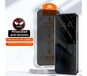 2pcs Anti-Privacy Dust Free Installation Tempered Glass for iPhone 16 15 14 13 12 11 Pro Max Plus X XR Xs Max Screen Protector