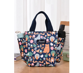 Office workers go out with rice lunch box bag thermal bento bag fashion tote bag canvas hand carrying mommy bag