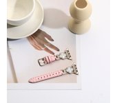 Four-leaf Clover Crocodile Leather Strap Compatible with Apple Watch 38-49mm for IWatch Series Ultra SE, 1-9