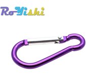 10 Pcs/Pack Aluminum Carabiner Snap Hook Keychain For Paracord Outdoor Activities Hiking Camping 10 Colors