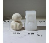 Nordic Origami Sphere Aromatherapy Candle Molds Geometric Sphere Gypsum Resin Mold Chocolate Baking Making Home Art Decoration