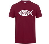 Jesus Fish Christ Printing T-Shirt For Man Woman Christian Jesus Faith Inspirational Fashion Brand T Shirts T-shirt Men Clothing