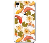Funda original compatible con iPhone XR - Patron peces y flores