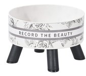 1PC Cartoon Pet Neck Protection Bowl No Black Mouth Retro Style Feeding Water Cat Rice Bowl