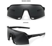 Gafas De Ciclismo 100 Para Hombres Y Mujeres Protección UV400 Gran Marco 5 Colores Deportes Correr Pesca Lentes De Polímero