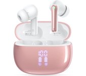 Ear Buds Wireless Earbuds - Bluetooth Headphones 40H Playtime LED Display Deep Bass Stereo in-Ear Earphones with IPX7 Waterproof for iPhone Android Phone Tablet Laptop, Navy Blue