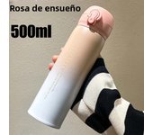 1pc 500ML Smart Insulation Stainless Steel Colorful Cup Mini Thermos Cup Water Bottle Led Digital Temperature Display Thermos