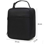 Lunch box Lunch bag for men women Large capacity Lunchbox Reusable Lunch bags Insulated Lunch bag Lunch box cooler (Black)
