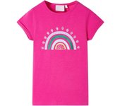 Camiseta Infantil dark pink 140