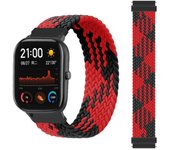 20mm 22mm Braided solo loop For Amazfit GTS/2/2e/GTS2 Mini/GTR 42mm/47mm/GTR2/2e/stratos 2/3 Bracelet Watch Amazfit bip strap