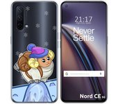 Funda Silicona Transparente para OnePlus Nord CE 5G diseño Cabra Dibujos
