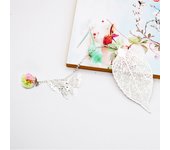 Porcheddu Marcapágines de metal with Pluma Form: Gift perfecto para el Día DE LA Madre, accesorio Literario elegant Y Ayuda de Lectura elegant para lectores y Amantes de los libros, con Caja de regalo