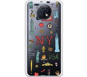 Funda compatible con Xiaomi Redmi Note 9T 5G - Be Unique Funda Gel New York
