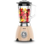 Batidora Vaso Cristal Sogo Retro - 1,5L - 500W - Beige